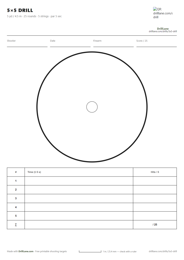5×5 Drill